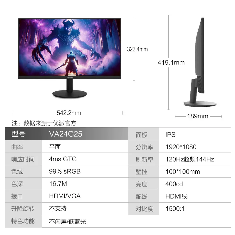 优派 商品图文详情第 4 张