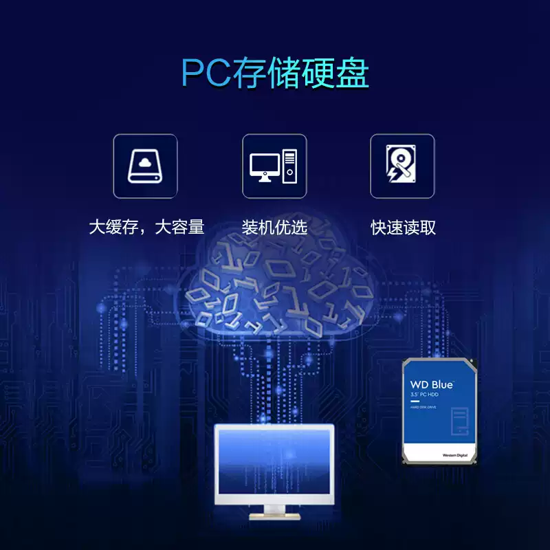 西部数据蓝盘机械硬盘 商品图文详情第 4 张