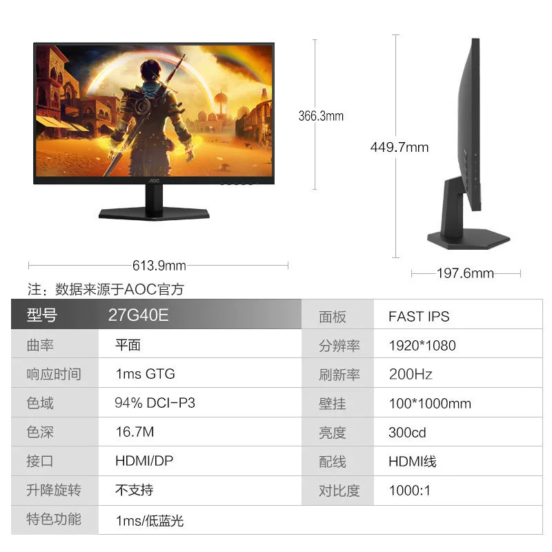 AOC 商品图文详情第 7 张