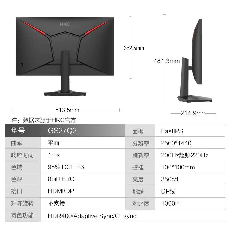 HKC 商品图文详情第 3 张